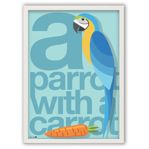 A Parrot with a Carrot